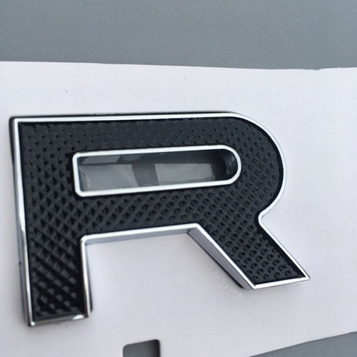 Letras Luxo Range Rover Evoque Tampa Mala Capo Preto