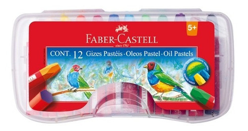 12 Oleos Pasteles Faber Castell Colores Clásicos 