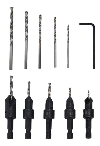 Kit De Herramientas Para Taladrar Chaflanes, Juego De Brocas