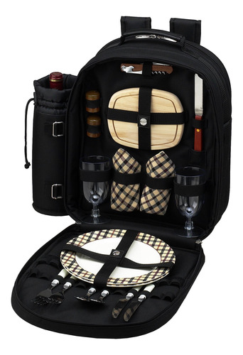 Picnic At Ascot Original Equipada 2 Personas Picnic Mochila