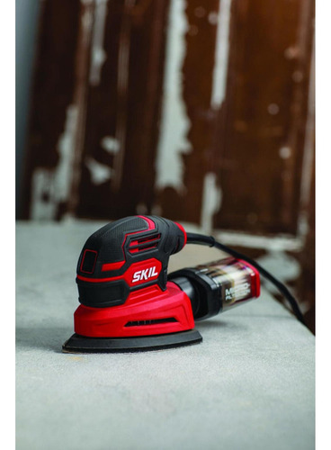 Lijadora De Detalle Skil Sr250801 Con 3 Papeles De Lija
