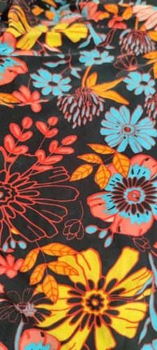 Imagen 3 de 10 de Vestidos Pin Up Floreados Seda Fria