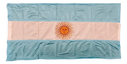 Bandera Argentina Premium 50 X 100 Con Sol Reforzada C/tiras