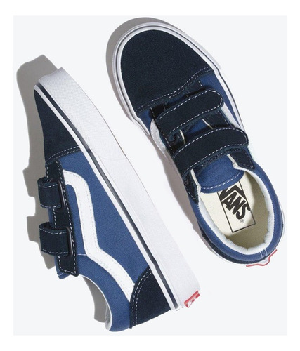 Zapatillas Vans Old Skool V Unisex Niño/a Navy True White