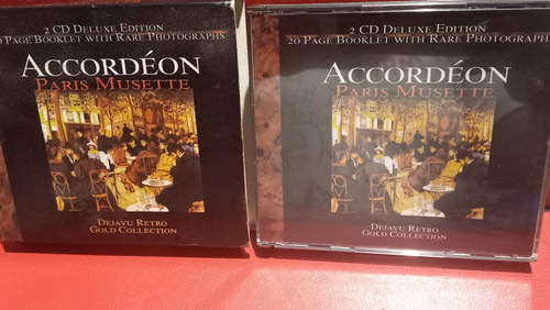 2 Cds Accordéon Paris Musette Dejavu Retro Gold Collection 