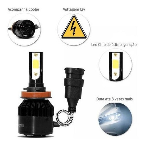 Kit Super Led Techone 12v 24v H1 H3 H4 H7 H8 H9 H11 Hb3 Hb4
