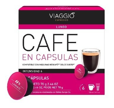 Imagen 4 de 7 de Pack 5 Cajas Café Viaggio Espresso Para Dolce Gusto