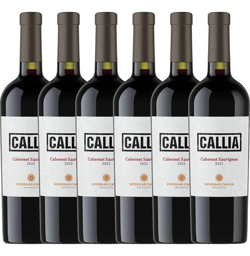 Vinho Argentino Callia Cabernet Sauvignon 750ml Tto Kit C/6