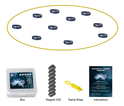 Juego De Mesa De Ajedrez F Magnetic Effect Training Concentr