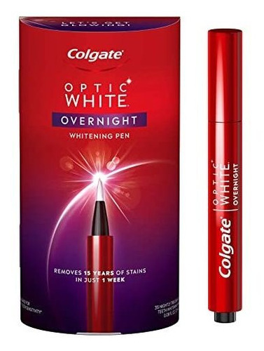  Colgate Optic White Overnight Teeth Whitening Pen, Quitaman