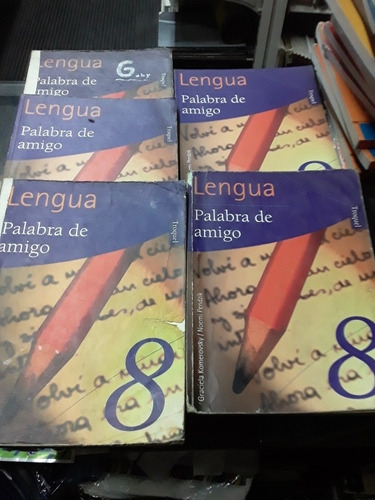 Lengua 8 Palabra De Amigo Troquel Lote X 5 Libros (Usado)