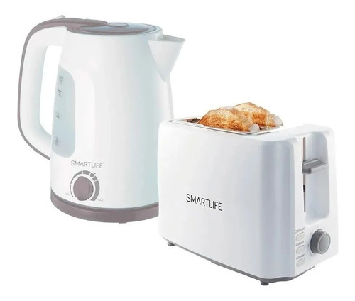 Combo Desayuno Smartlife Pava/tostadora Sl-coekto01w Oferta!