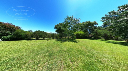 Exclusivo Terreno Parquizado A Laguna Y Río - Isla Santa Mónica
