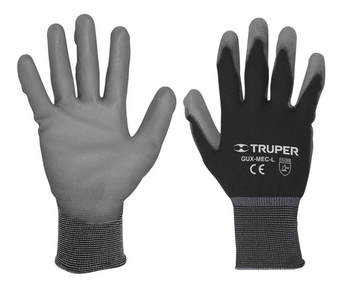 Guantes Nylon Rec. Poliuretano Mediano Truper 13291