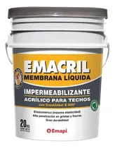 Comprar Membrana Liquida Emapi Emacril Impermeabilizante Acrilico 20 Kg Color Blanco