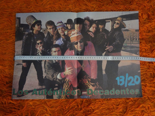 Los Autenticos Decadentes Aguirre Y Mas Poster Revista 13/20