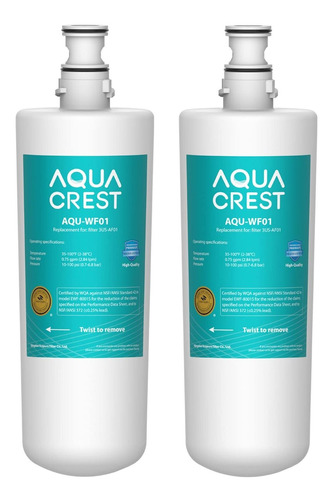 Estandar Filtro Agua Repuesto Para 3us Af01 Aqua Pure Ap Cs