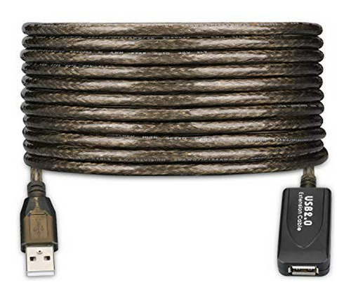 Cable De Extensión De Repetidor Activo Usb 2.0 Tipo A Macho 