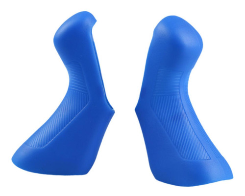 2 Piezas De Cubierta De Palanca De Cambios De Bicicleta Azul