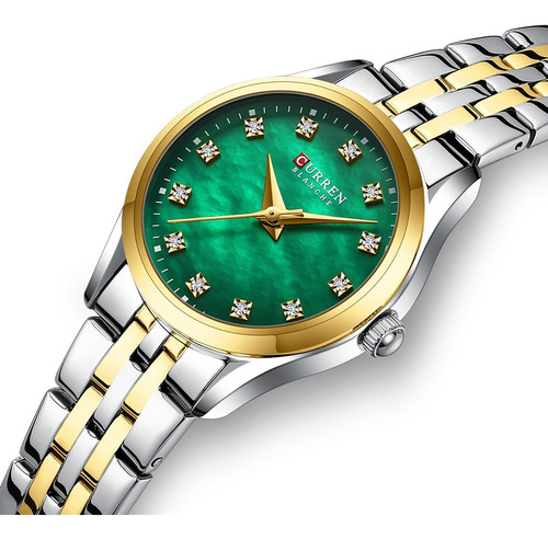 Reloj De Cuarzo Curren 9111 Para Mujer, Moderno, Casual, Sen