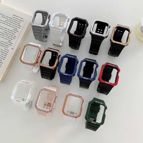 Imagen 3 de 3 de Correa Para Apple Watch Serie 7 Con Carcasa