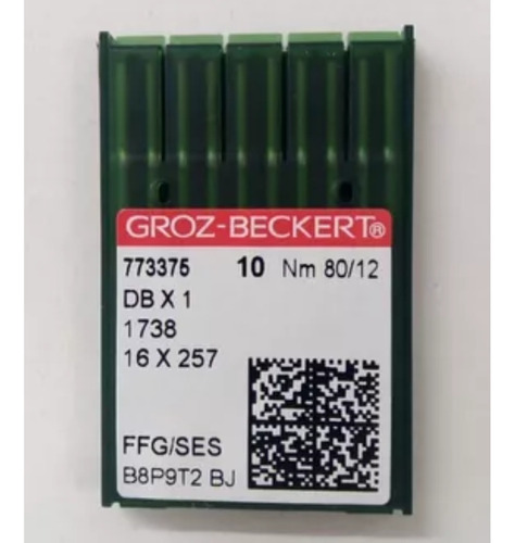 Paquete De 100 Agujas Groz-beckert Para Recta 80/12