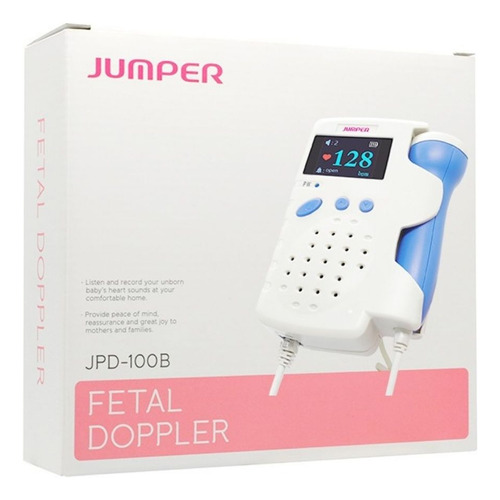 Doppler Fetal Jumper Monitor Cardíaco Bebe Prenatal Latidos