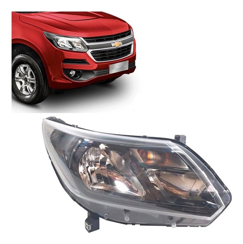 Farol S10 Ls 2017 2018 2019 2020 2021 2022 Sem Led Direito