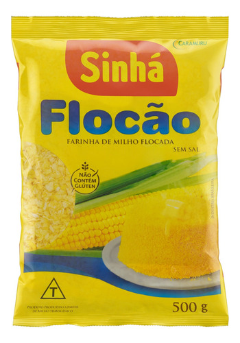 Farinha de Milho Flocão Sinhá Pacote 500g