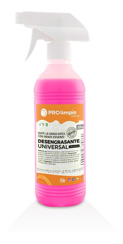 Desengrasante Universal 500 Ml Con Gatillo - Prolimpio