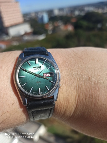 Sensacional Seiko Actus Verde Metálico Automático Fab. 03/70