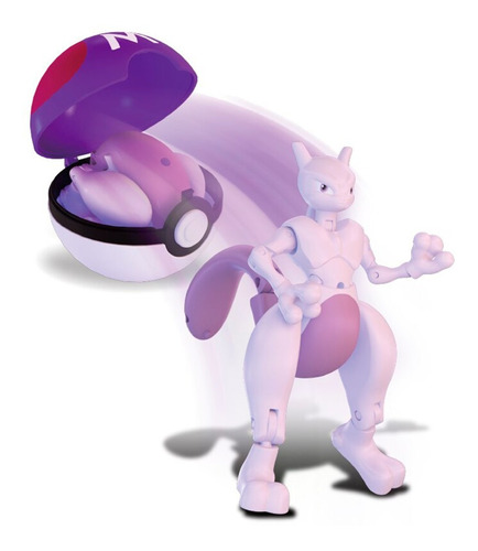 Figura Pokemon - Mewtwo Con Pokebola