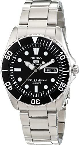 Seiko 5 Snzf17, Reloj De Hombre De Acero Inoxidable De