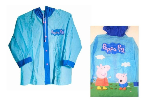 Piloto Para Lluvia Niños Peppa Pig Original Cresko