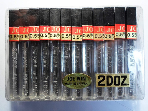 12 Lapices Mecánicos Portaminas + Tubo C/ 12 Minas 0.5mm Imp