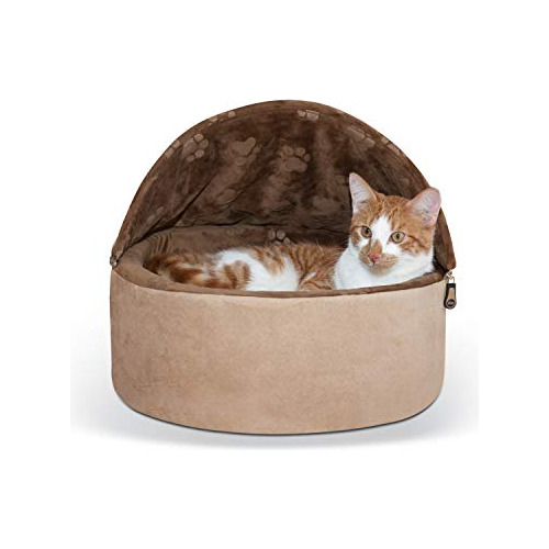 K&h Pet Products Cama De Gatito Con Capucha Para Gatos O Per