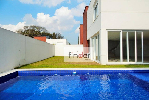 Imagem 2 de 30 de Porto Fino Na Rua Zacarias De Gois. 252, Brooklin. Casa Em Condomínio Fechado Com Piscina, Quintal Gramado, 4 Suítes, Muito Espaço E Segurança - Ca0724