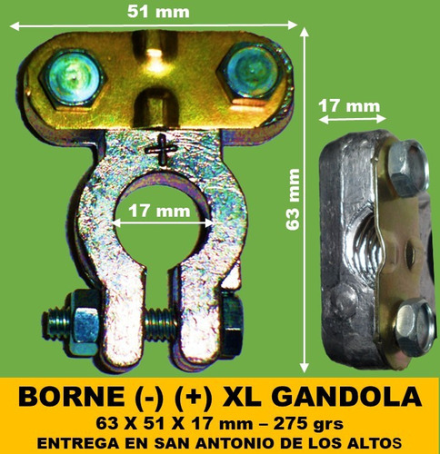 Bornes De Plomo Para Gandola - 2 X $7