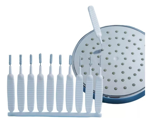 Kit 10 Cepillo Desatascador De Ducha - Limpiador De Móviles