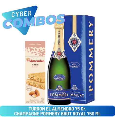 Champagne Pommery Brut Royal 750 Ml. Combo Premium