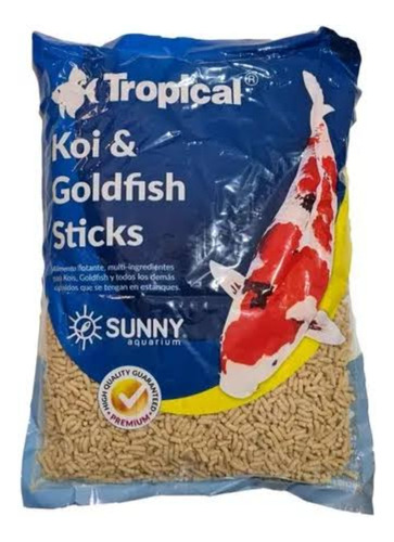Alimento Carpa Koi & Goldfish Basic 500g Tropical