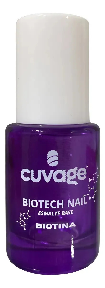Fortalecedor De Uñas Con Biotina Esmalte Cuvage Traslucido