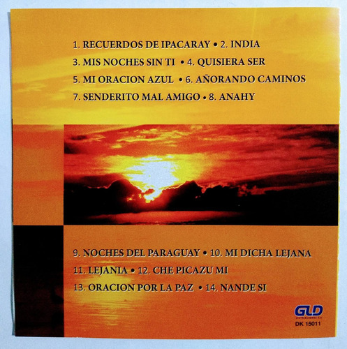 Guaranias Inolvidables Cd Nuevo 14 Temas Éxitos // S