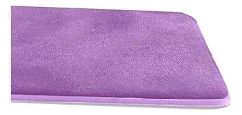 Alfombra De Baño De Espuma De Memoria Suave, Morado 40x60cm