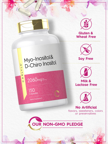 Carlyle Myo-inositol & D-chiro Inositol 2060mg 150 Capsulas