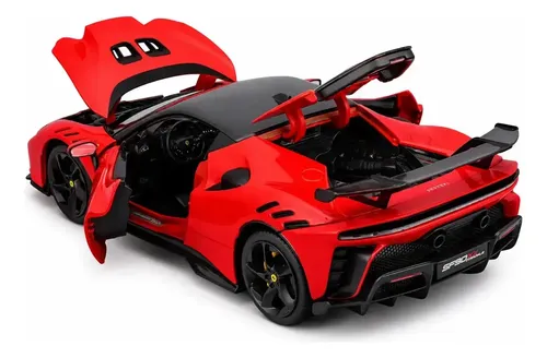 Miniatura Ferrari Sf90 Xx Stradale Vermelho 1:18 Bburago