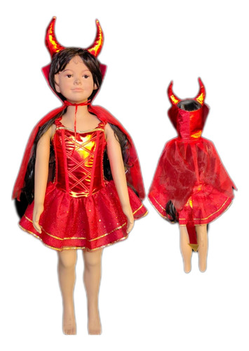Disfraz De Diablita Niña