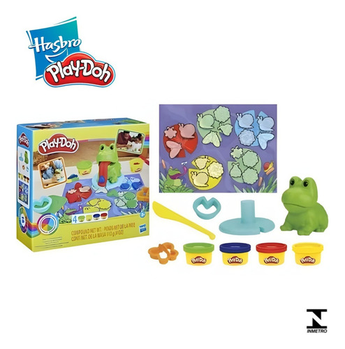 Play Doh Massinha Sapo Frog Um Dia Na Lagoa Hasbro Original