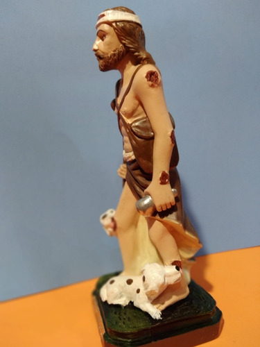 Estatuillas De San Lázaro De 22 Cms En Yeso Cerámico Nuevas!