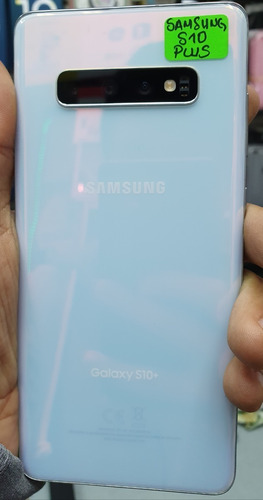 Celular Samsung Galaxy S10 Plus 128gb Prism White Libre Fabr
